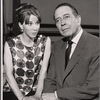 Julie Harris and Leland Hayward in rehearsal for the stage production A Shot in the Dark