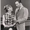 Julie Harris and William Shatner in rehearsal for the stage production A Shot in the Dark