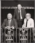 Leland Hayward, Harold Clurman and Harry Kurnitz in rehearsal for the stage production A Shot in the Dark