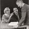 Carol Channing, Jules Munshin and Charles Gaynor in rehearsal for the stage production Show Girl