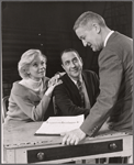 Carol Channing, Jules Munshin and Charles Gaynor in rehearsal for the stage production Show Girl