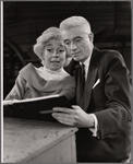 Carol Channing and Oliver Smith in rehearsal for the stage production Show Girl