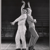 Richard D'Arcy and Carol Channing in rehearsal for the stage production Show Girl