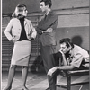Cynthia O'Neal, John Alderman and Gabriel Dell in the stage production The Sign in Sidney Brustein's Window