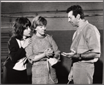 Rita Moreno, Alice Ghostley and Gabriel Dell in rehearsal for the stage production The Sign in Sidney Brustein's Window