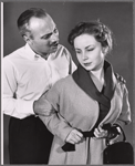 Jay Barney and Elizabeth Farrar in the stage production Sign of Winter