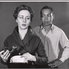 Elizabeth Farrar and Bill Gunn in the stage production Sign of Winter