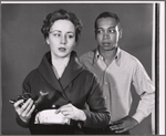 Elizabeth Farrar and Bill Gunn in the stage production Sign of Winter