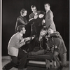Hale Gabrielson, Francis Bethencourt, Katherine Squire and unidentified others in the 1955 stage production of Six Characters in Search of an Author