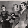 Unidentified actress, Kurt Kasznar and Natalie Schafer in the stage production Six Characters in Search of an Author
