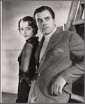 Hale Gabrielson and Francis Bethencourt in the 1955 stage production of Six Characters in Search of an Author