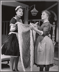 June Havoc and Helen Hayes in the touring production The Skin of Our Teeth