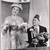 Helen Hayes and Leif Erickson in the touring production of The Skin of Our Teeth