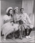 Astrid Wilsrud, Helen Hayes and Thomas Hawley in the touring production The Skin of Our Teeth