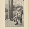 Seven photographs. SLC on a verandah, smoking. Photograph series, "the progress of a moral purpose..." Printed version of all seven pictures with accompanying introduction.