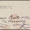 Miscellaneous autograph materials.
