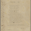 Be good, be good. A poem. Typescript with a few MS corrections and ANS along side of sheet.