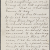The Gilded Age. Holograph page.