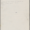 The Gilded Age. Holograph page.