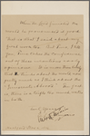 "When the Lord finished the world, he pronounced it good." Holograph relating to The Innocents Abroad, signed and dated.