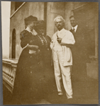 SLC and Helen Keller, 2 photographs. Jan. 1909. in Isabel Lyon's notes on books by SLC.