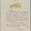 Lyon, Isabel. Holograph notes on a photograph of Mr. Clemens and Col. Higginson.