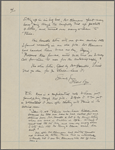 Lyon, Isabel. Holograph notes on A. B. Paine's use of Clemens's letters.