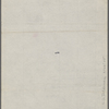 ["Mark Twain"-Cable readings.] Draft of 5 programs, November 1884, in SLC's hand.