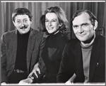 Joseph Maher, Zoe Caldwell and Roy Cooper in rehearsal for the stage production The Prime of Miss Jean Brodie