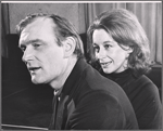 Roy Cooper and Zoe Caldwell in rehearsal for the stage production The Prime of Miss Jean Brodie