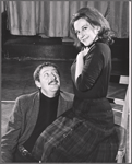 Joseph Maher and Zoe Caldwell in rehearsal for the stage production The Prime of Miss Jean Brodie
