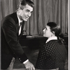Douglass Watson and Denise Huot in rehearsal for the stage production The Prime of Miss Jean Brodie