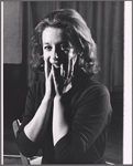Zoe Caldwell in rehearsal for the stage production The Prime of Miss Jean Brodie