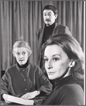 Lennox Milne, Joseph Maher and Zoe Caldwell in rehearsal for the stage production The Prime of Miss Jean Brodie