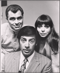Edward Winter, Jill O'Hara and Jerry Orbach in publicity for the stage production Promises, Promises