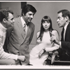 Edward Winter, Jerry Orbach, Jill O'Hara and Robert Moore in rehearsal for the stage production Promises, Promises