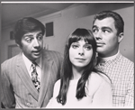 Jerry Orbach, Jill O'Hara and Edward Winter in publicity photo for the stage production Promises, Promises
