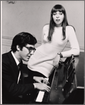 Jill O'Hara and unidentified in rehearsal for the stage production Promises, Promises