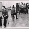 Michael Bennett and ensemble in rehearsal for the stage production Promises, Promises
