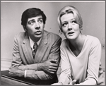 Jerry Orbach and Marian Mercer in publicity for the stage production Promises, Promises