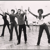 Michael Bennett and ensemble in rehearsal for the stage production Promises, Promises