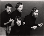 Ray Baker, Lori Heineman, John Monteith and unidentified in a 1970's edition of The Proposition