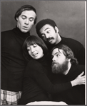Ray Baker, Lori Heineman, John Monteith and unidentified in a 1970's edition of The Proposition
