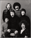 David Brezniak, Ginny Russell, Fred Grandy, Alaina Warren, Judith Cohen and unidentified [left] in the 1972 edition of The Proposition