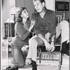 Mimi Hines and Shelley Berman in the touring stage production The Prisoner of Second Avenue