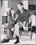 Mimi Hines and Shelley Berman in the touring stage production The Prisoner of Second Avenue