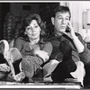 Mimi Hines and Shelley Berman in the touring stage production The Prisoner of Second Avenue