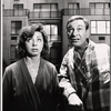 Mimi Hines and Shelley Berman in the touring stage production The Prisoner of Second Avenue