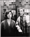 Mimi Hines and Shelley Berman in the touring stage production The Prisoner of Second Avenue