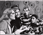 Madeline Kahn, Shannon Bolin, Ty McConnell and Gilbert Price in the Off-Broadway stage production Promenade
